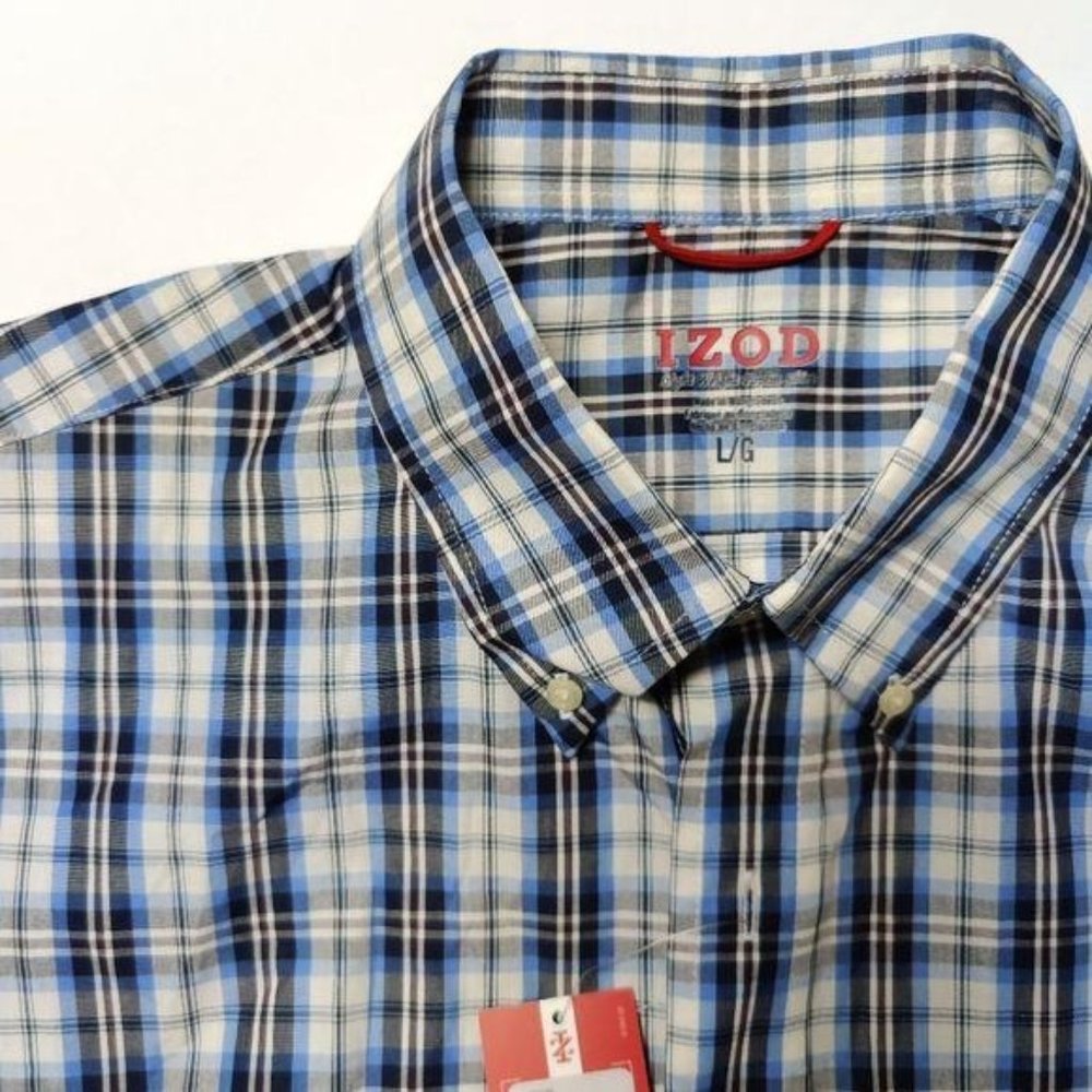 IZOD Lightweight Poplin Shirt Men's Large